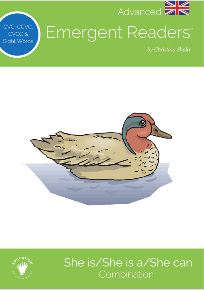 She is/She is a/She can